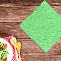 Decorline SALE Fiorentina Light Green Lunch Napkins 20 Count