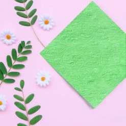 Decorline SALE Fiorentina Light Green Lunch Napkins 20 Count