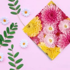 Nicole Fantini Collection Flowers #32 Disposable Lunch Paper Napkins 20 Ct