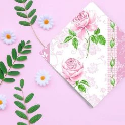 Nicole Fantini Collection Flowers #33 Disposable Lunch Paper Napkins 20 Ct 7 Nicole Fantini Collection Flowers #33 Disposable Lunch Paper Napkins 20 Ct