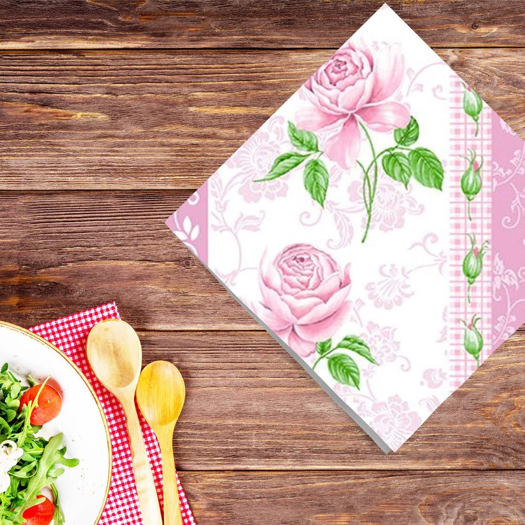 Nicole Fantini Collection Flowers #33 Disposable Lunch Paper Napkins 20 Ct 2 Nicole Fantini Collection Flowers #33 Disposable Lunch Paper Napkins 20 Ct