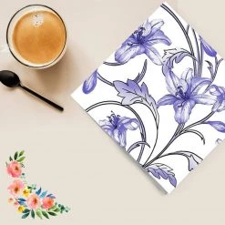 Nicole Fantini Collection Flowers #35 Disposable Lunch Paper Napkins 20 Ct Elegant Napkins 6 Nicole Fantini Collection Flowers #35 Disposable Lunch Paper Napkins 20 Ct Elegant Napkins