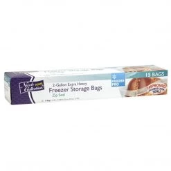 Nicole Collection Freezer Storage Bags 2 Gal Extra Heavy Sandwich Bags
