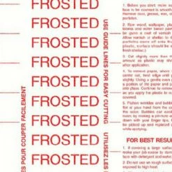 OnlyOneStopShop Aluminum Magic Cover Self Adhesive Liner 18" X 9' Frosted