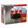 Nicole Collection Garbage Bags Nicole Home Collection Premium Heavy Weight Plastic Black Trash Bag 30 GAL