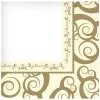Hanna K Signature Gold Medley Beverage Napkins 75 Count