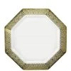 Lillian Elegant Plates Gold Rim Lacetagon Pearl Plate 9.25"