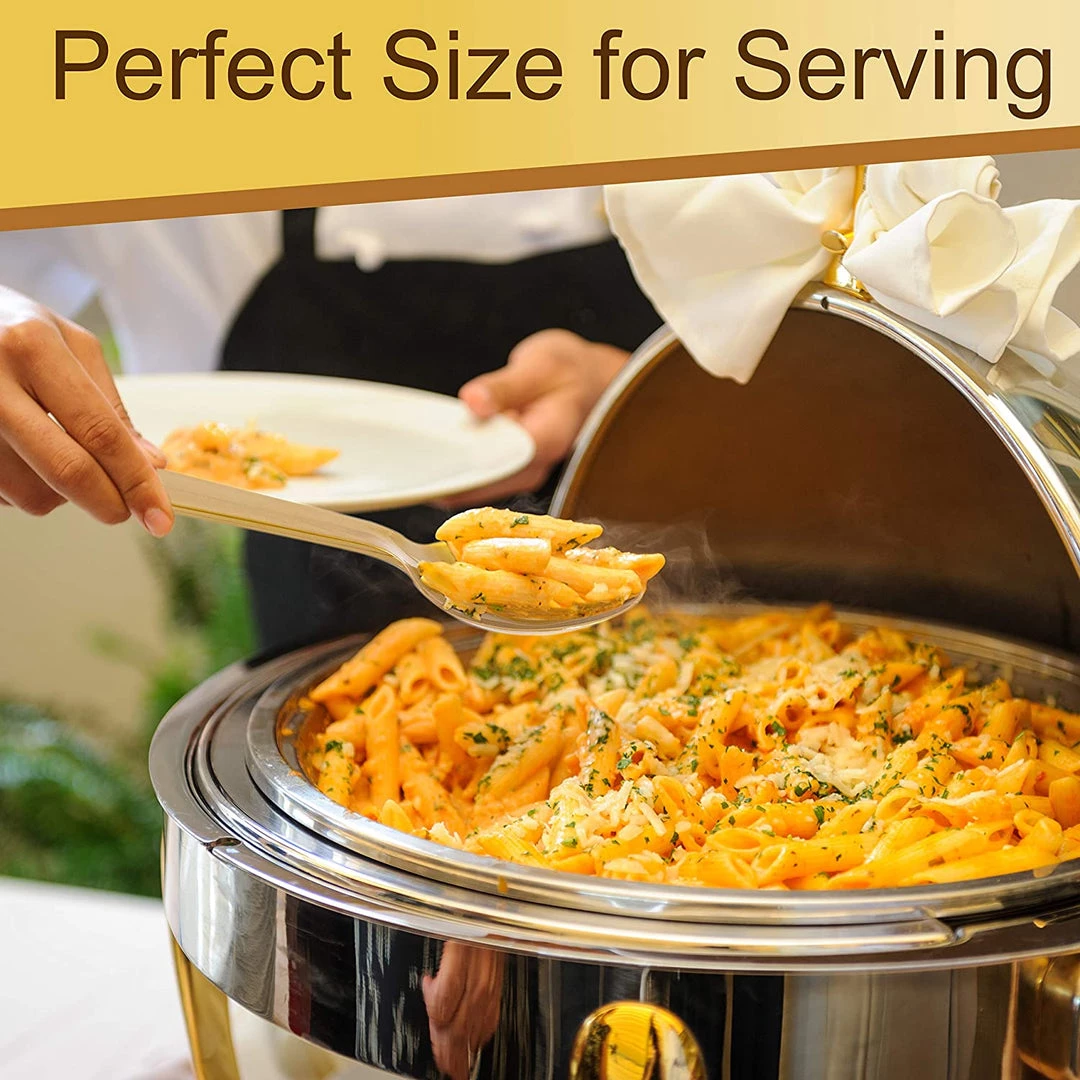 Serving Utensils Lillian Tablesetting Polished Plastic Serving Spoon Gold 10" 3 Serving Utensils Lillian Tablesetting Polished Plastic Serving Spoon Gold 10"