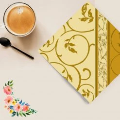 Nicole Fantini Collection Golden Curlicue 2 Disposable Lunch Paper Napkins 20 Ct Elegant Napkins 6 Nicole Fantini Collection Golden Curlicue 2 Disposable Lunch Paper Napkins 20 Ct Elegant Napkins
