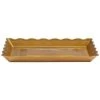 Hanna K Elegant Trays 12" X 18" Gold Rectangular Tray
