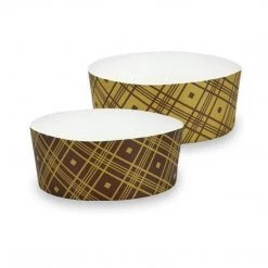 Hanna K Premium Quality Paper Brown Tan Baking Pan 5"x2.5" 4CT Baking Cups