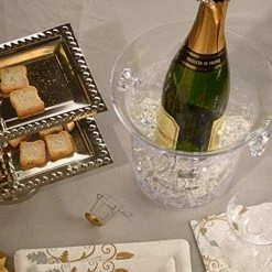 Hanna K 1.5 Quart Clear Plastic Mini Ice Bucket Server Pitcher