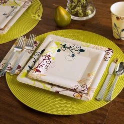 Hanna K Signature Hanna K. Signature Polished Plastic Knives Silver Elegant Cutlery