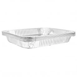 Nicole Collection Disposable Aluminum Half Size Shallow Pan 12.75 X 10.38 X 1.67