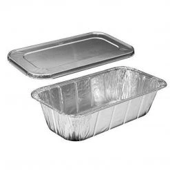 Nicole Collection Disposable ALUMINUM LID FOR 5 LB LOAF BAKING PAN 12 11/16