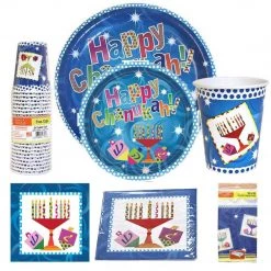 Hanna K Signature Hanukkah Hanna K. Signature Happy Chanukah Lunch Napkin
