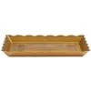 Party Dimensions 9''X13'' Gold Plastic Rectangular Tray Elegant Trays
