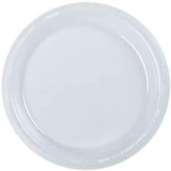 Hanna K. Signature Clear Plastic Plates 10"