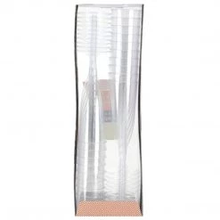 Hanna K Signature Hanna K. Signature Elegant Plastic Champagne Glasses Heavyweight Flute 5 Oz