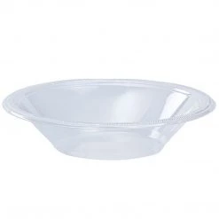 Hanna K Signature Hanna K. Signature Clear Heavy Weight Plastic Bowls 15 Oz