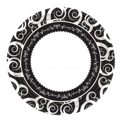 Clearance Sale SALE Hanna K. Signature Collection Classic Medley Paper Plate 10.25" 18 Count