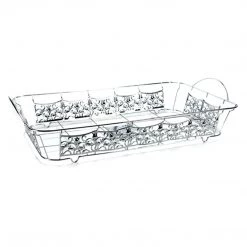 Hanna K. Signature Elements Decorative Aluminum Pan Holder Full Size