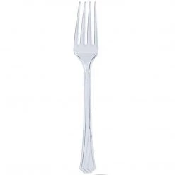 Hanna K Signature Plastic Cutlery Hanna K. Signature Heavy Clear Plastic Fork