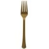 Hanna K Signature Plastic Cutlery Hanna K. Signature Heavy Gold Plastic Fork