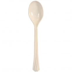 Hanna K Signature Hanna K. Signature Heavy Plastic Soupspoon Ivory
