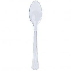 Hanna K Signature Hanna K. Signature Heavy Plastic Teaspoon Clear