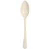 Hanna K Signature Hanna K. Signature Heavy Plastic Teaspoon Ivory Plastic Cutlery