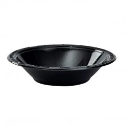 Hanna K Signature Plastic Bowls Hanna K. Signature Plastic Bowl Black 15 Oz