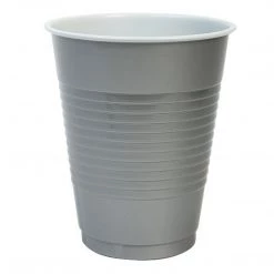 Hanna K Signature Hanna K. Signature Plastic Cups Silver 18 Oz