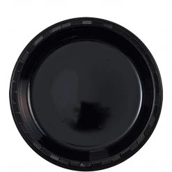 Hanna K Signature Hanna K. Signature Plastic Plates Black 9"