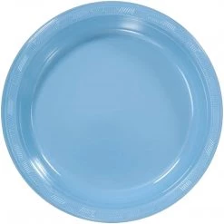 Hanna K Signature SALE Hanna K. Signature Plastic Plates Light Blue 10" 50 Count Clearance Sale