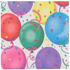 Hanna K Signature SALE Hanna K. Signature Special Birthday Healy's Balloons Lunch Napkin 24 Count