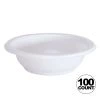 Hanna K. Signature Heavy Weight Plastic Bowl White 5 Oz