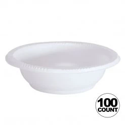 Hanna K. Signature Heavy Weight Plastic Bowl White 5 Oz