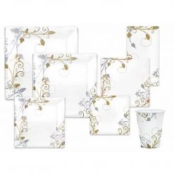 Hanna K Clearance Sale SALE Paper Cup Bella Vite Shimmer Hot Cold 12 Oz 16 Count