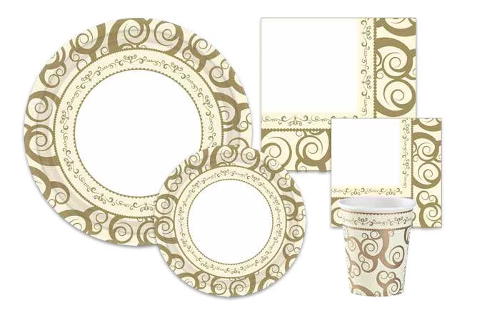 Hanna K SALE Paper Cup Medley Gold Hot Cold 9 Oz 24 Count Clearance Sale 4 Hanna K SALE Paper Cup Medley Gold Hot Cold 9 Oz 24 Count Clearance Sale