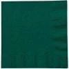 Party Dimensions Clearance Sale SALE Hunter Green Lunch Napkins 20 Count