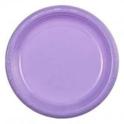 Party Dimensions Hydrangea Plastic Plate 9" Plastic Plates