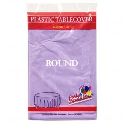 Party Dimensions Tablecloths & Placemats TableCloth Plastic Disposable Round Hydrangea 84''