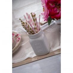 Party Dimensions Elegant Pastel Paper Straws Smoothie Cups