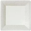 Lillian SALE Ivory Texture Square Dinner Paper Plates 10" 24 Count Clearance Sale