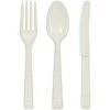 Party Dimensions SALE Heavy Ivory Combo Cutlery 48 Count Clearance Sale