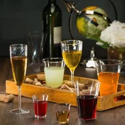Lillian Tablesettings Elegant Plastic Champagne Flutes Clear 6 Oz Elegant Cups 7 Lillian Tablesettings Elegant Plastic Champagne Flutes Clear 6 Oz Elegant Cups
