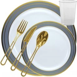 Clearance Sale SALE Lillian Tablesetting Magnificence Plates 7.5" 10 Count