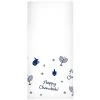 Hanna K Happy Chanukah Plastic Heavyweight Blue Tablecover 54" X 108"