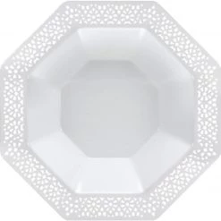 Lillian Lacetagon Plastic Bowls 14 Oz